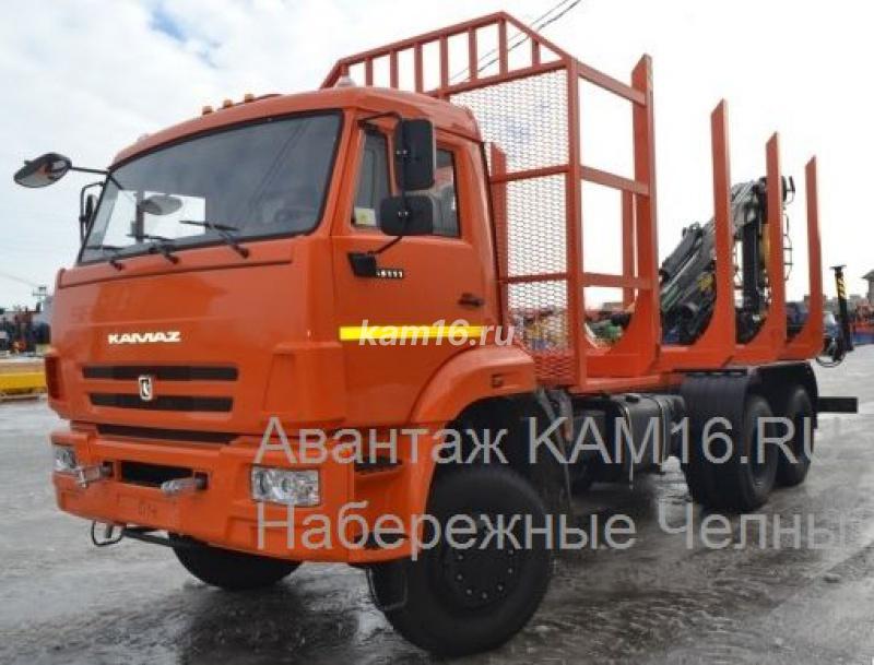 Сортиментовоз КАМАЗ 65111 с манипулятором ОМТЛ 70.02